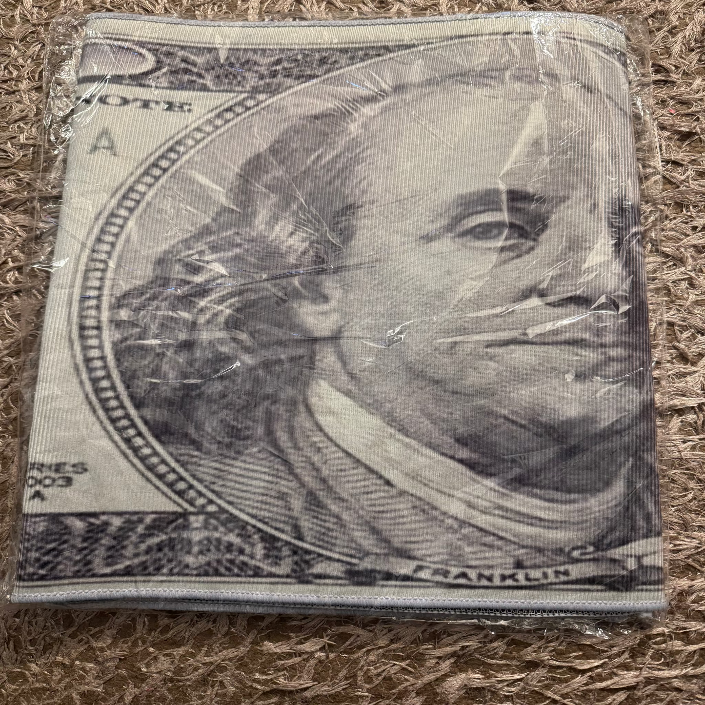 Alfombra de área de billetes de 100 dólares – Alfombra de piso antideslizante con estampado de dinero y superficie absorbente de agua