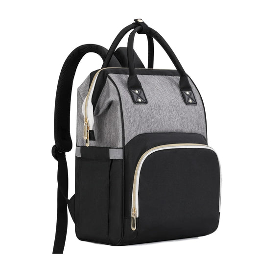 Large Capacity Diaper Bag Backpack Waterproof Maternity Nappy Bag with Stroller Straps Insulated Pockets Changing Pad Travel Baby Bag for Girls