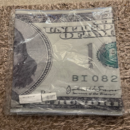 Alfombra de área de billetes de 100 dólares – Alfombra de piso antideslizante con estampado de dinero y superficie absorbente de agua