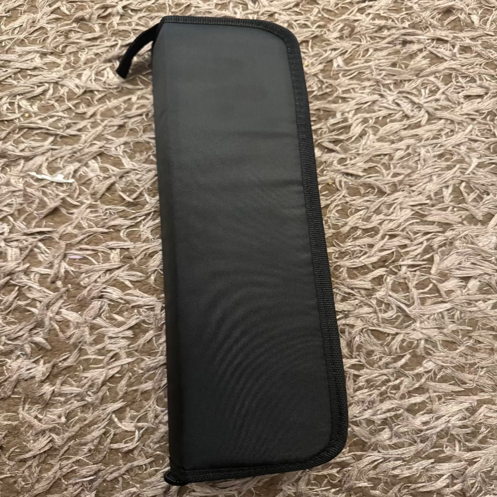 Juego de Utensilios de Acero Inoxidable de Alta Resistencia para Barbacoa – Kit de 3 Piezas con Mangos de Madera de Palisandro y Bolsa de Transporte
