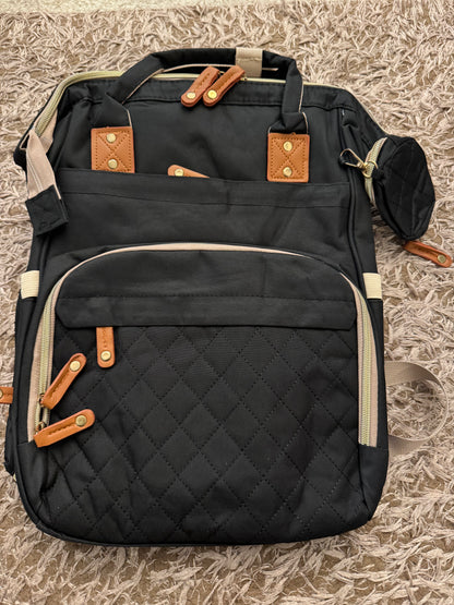 Mochila Pañalera Multifuncional – Bolsa de Gran Capacidad para Bebé con Cambiador y Bolsillos Térmicos